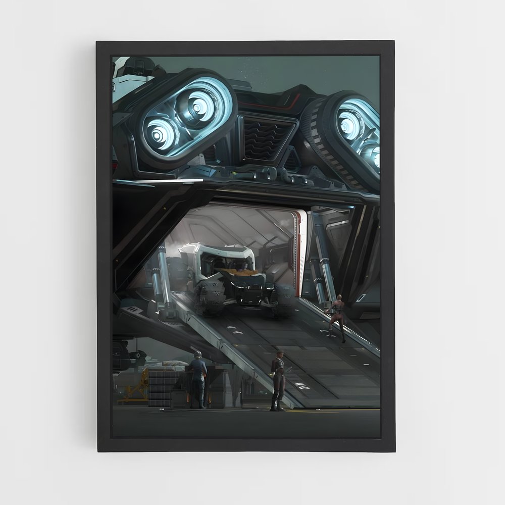 Poster Starship Encounter – affiche Star Citizen (vue 2)